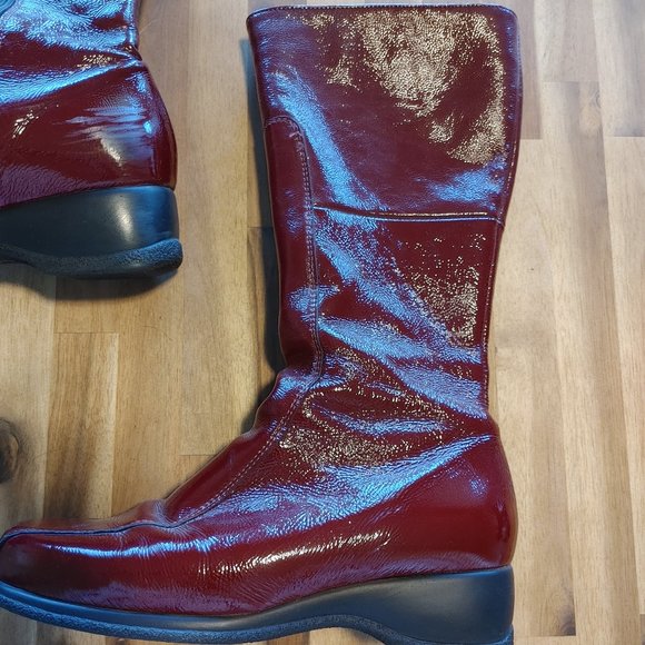 La CANADIENNE Shoes - La CANADIENNE "Blanche" Red Leather Boots